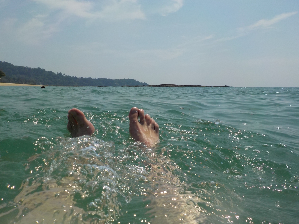 Baden in der Andamanen-See
